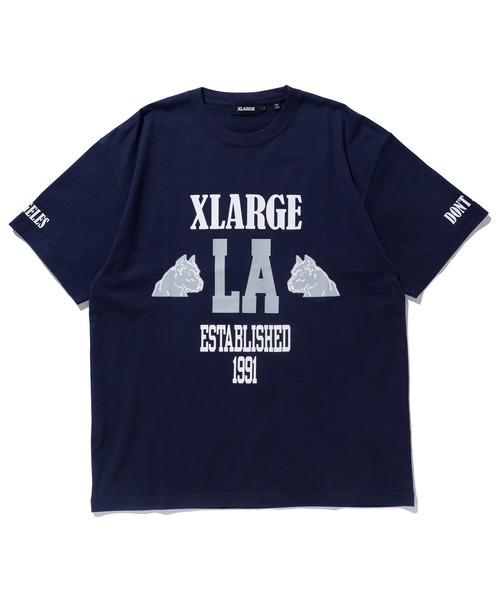 XLARGE（エクストララージ）の「BIG PRINTLOGO S/S TEE（Tシャツ/カットソー・メンズ・ホワイト/ブラック/ネイビー・S/M/L/XL）」の7枚目の写真