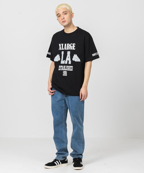 XLARGE（エクストララージ）の「BIG PRINTLOGO S/S TEE（Tシャツ/カットソー・メンズ・ホワイト/ブラック/ネイビー・S/M/L/XL）」の15枚目の写真