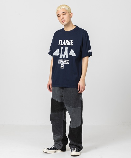 XLARGE（エクストララージ）の「BIG PRINTLOGO S/S TEE（Tシャツ/カットソー・メンズ・ホワイト/ブラック/ネイビー・S/M/L/XL）」の16枚目の写真