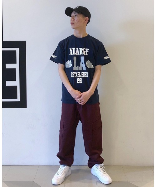 XLARGE（エクストララージ）の「BIG PRINTLOGO S/S TEE（Tシャツ/カットソー・メンズ・ホワイト/ブラック/ネイビー・S/M/L/XL）」の20枚目の写真