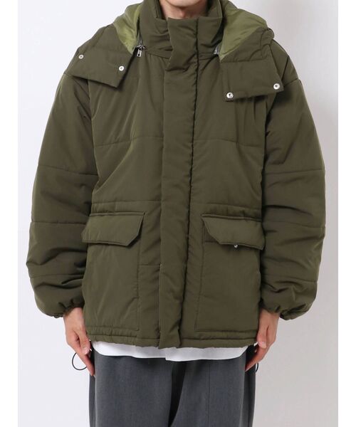 COTORICA（コトリカ）の「中綿ミディブルゾン（ブルゾン・メンズ・ブラック/カーキ/モカ・MEDIUM/LARGE）」の5枚目の写真