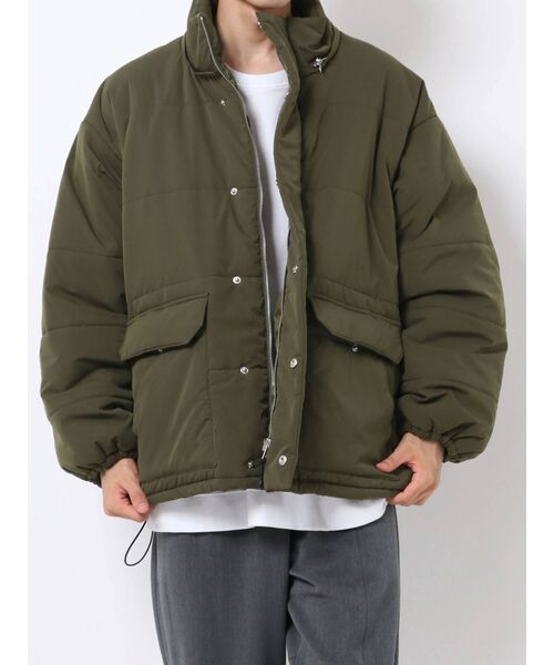 COTORICA（コトリカ）の「中綿ミディブルゾン（ブルゾン・メンズ・ブラック/カーキ/モカ・MEDIUM/LARGE）」の14枚目の写真