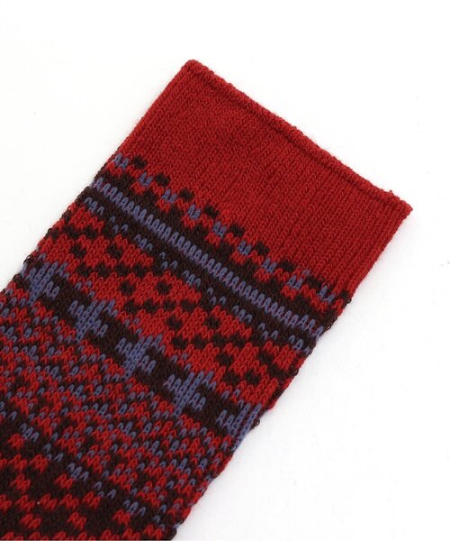 BREEZE（ブリーズ）の「ノルディックソックス（ソックス/靴下・キッズ・グリーン/レッド・15 /21/24/18）」の10枚目の写真