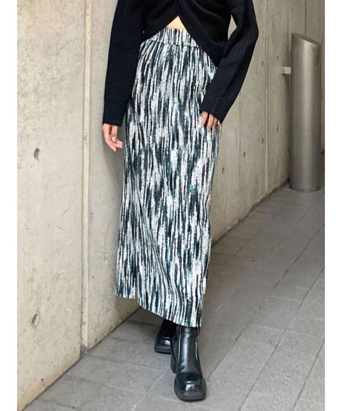 EMODA（エモダ）の「リバーシブルマキシロングスカート（スカート・レディース・ブラック/ブラウン・FREE）」の3枚目の写真