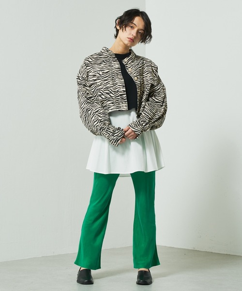 Lui's(ルイス)の「バイアスフレアイージーパンツ(スラックス・レディース・ブラック/ピンク/グリーン・FREE)」の21枚目の写真