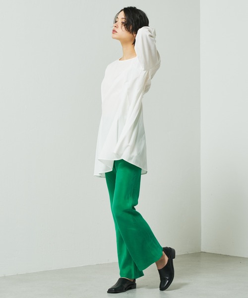 Lui's(ルイス)の「バイアスフレアイージーパンツ(スラックス・レディース・ブラック/ピンク/グリーン・FREE)」の22枚目の写真