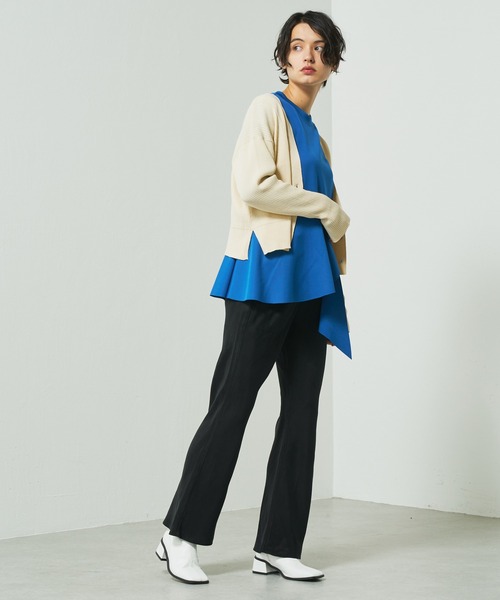 Lui's(ルイス)の「バイアスフレアイージーパンツ(スラックス・レディース・ブラック/ピンク/グリーン・FREE)」の11枚目の写真