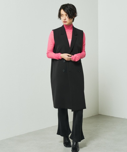 Lui's(ルイス)の「バイアスフレアイージーパンツ(スラックス・レディース・ブラック/ピンク/グリーン・FREE)」の13枚目の写真