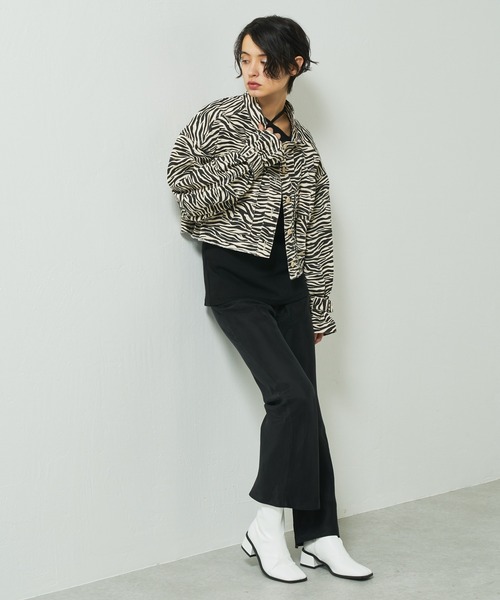 Lui's(ルイス)の「バイアスフレアイージーパンツ(スラックス・レディース・ブラック/ピンク/グリーン・FREE)」の15枚目の写真