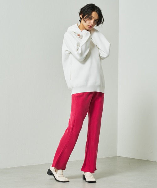 Lui's(ルイス)の「バイアスフレアイージーパンツ(スラックス・レディース・ブラック/ピンク/グリーン・FREE)」の16枚目の写真