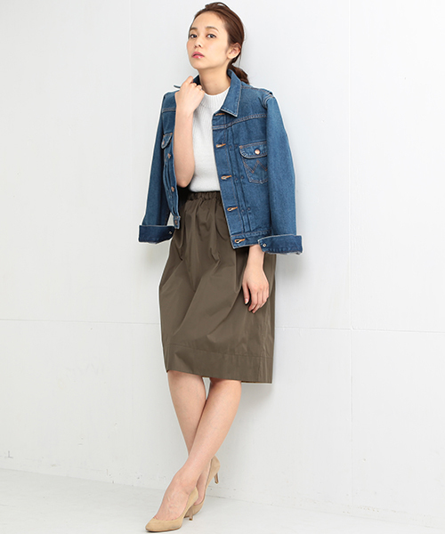 BEAMS LIGHTS Women's(ビームスライツ ウィメンズ)の「BEAMS LIGHTS / 後ろ身頃シフォンベスト(ニット/セーター・レディース・オフホワイト/グレー・ONE SIZE)」の14枚目の写真