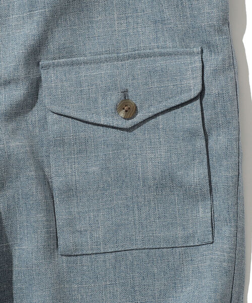 BEAMS LIGHTS(ビームスライツ)の「BEAMS LIGHTS / ドライ タッチ ミリタリーパンツ(その他パンツ・メンズ・チャコールグレー/ブルー/ベージュ・MEDIUM/LARGE/SMALL)」の6枚目の写真