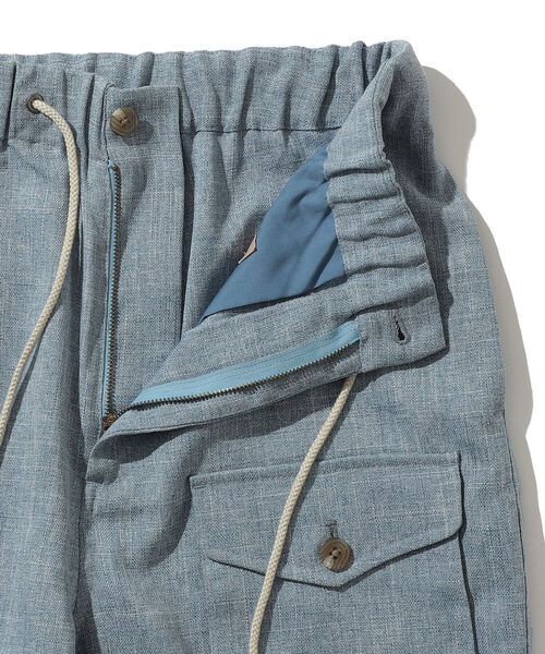 BEAMS LIGHTS(ビームスライツ)の「BEAMS LIGHTS / ドライ タッチ ミリタリーパンツ(その他パンツ・メンズ・チャコールグレー/ブルー/ベージュ・MEDIUM/LARGE/SMALL)」の7枚目の写真
