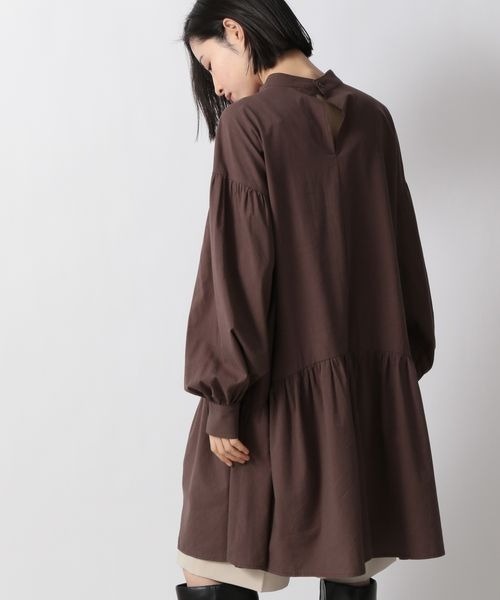 LOWRYS FARM(ローリーズファーム)の「ギャザーチュニックブラウス 262938(シャツ/ブラウス・レディース・ブラック/ダークブラウン/パープル/オフホワイト・FREE)」の20枚目の写真