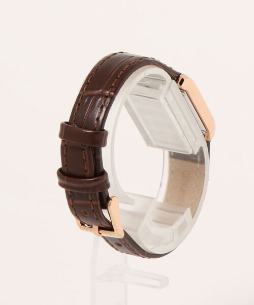 Ungrid（アングリッド）の「【ungrid/アングリッド】クラシックレクタングルフェイス腕時計（アナログ腕時計・レディース・ブラック/ダークブラウン/ブラウン・FREE）」の15枚目の写真