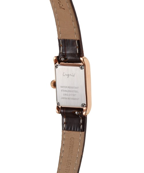 Ungrid（アングリッド）の「【ungrid/アングリッド】クラシックレクタングルフェイス腕時計（アナログ腕時計・レディース・ブラック/ダークブラウン/ブラウン・FREE）」の14枚目の写真