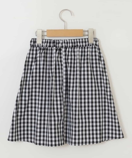 a.v.v（アーヴェヴェ）の「[100-130]タックフレアスカート（スカート・キッズ・ブルー/ライトパープル/ブラック/ネイビー/クリーム/ミント/ホワイト/ライトブルー・130/110/100/120）」の21枚目の写真