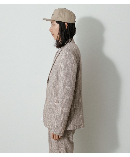 AZUL by moussy（アズールバイマウジー）の「KNIT JACQUARD JACKET/ニットジャガードジャケット（テーラードジャケット・メンズ・グレー系その他/ベージュ系その他・SMALL/LARGE/MEDIUM）」の7枚目の写真