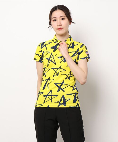 Loudmouth ラウドマウス ワンポイントロゴ Loudmouth ラウドマウス のシャツ ブラウス Loudmouth ラウドマウス 総柄 Star 半袖ポロシャツ 吸汗速乾 Uvカット Uvカット シャツ ブラウス Loudmouth ラウドマウス のファッション 接触冷感 ゴルフウェア レディース Loudmouth ラウドマウス ワンポイントロゴ Loudmouth ラウドマウス のシャツ ブラウス Loudmouth ラウドマウス 総柄 Star 半袖ポロシャツ 吸汗速乾 Uvカット Uvカット シャツ ブラウス Loudmouth ラウドマウス のファッション 接触冷感 ゴルフウェア レディース