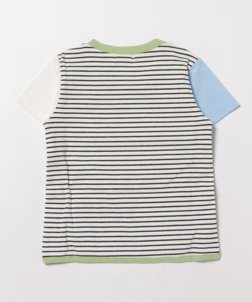 RAGMART（ラグマート）の「配色切り替えプリントTシャツ（Tシャツ/カットソー・キッズ・カーキ/オフホワイト・100cm/130cm/120cm）」の13枚目の写真