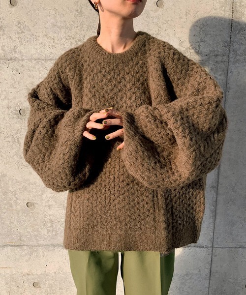select MOCA by son 】キーネックプルオーバー