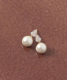 コットンパール８mmピアス