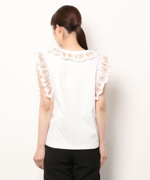 SEE BY CHLOE（シーバイクロエ）の「JERSEY TOP/イギリス刺繍入り 