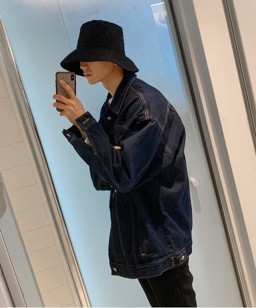 ASCLO(エジュクロ)の「ASCLO Perfect Ader Overfit Denim Jacket(デニムジャケット・メンズ・ライトブルー/ダークブルー・FREE)」の3枚目の写真