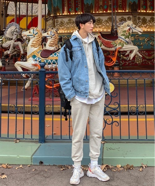 ASCLO(エジュクロ)の「ASCLO Perfect Ader Overfit Denim Jacket(デニムジャケット・メンズ・ライトブルー/ダークブルー・FREE)」の21枚目の写真