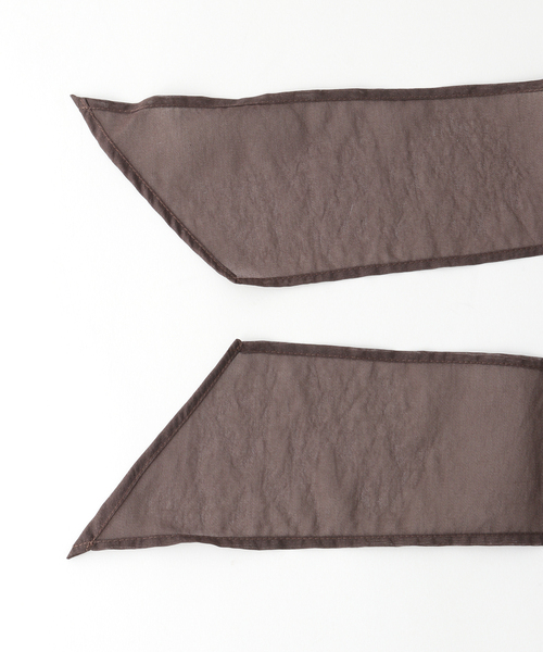 SLOBE IENA(スローブイエナ)の「【LE VERNIS/ル・ベルニ】 ヘアスカーフ(ヘアバンド・レディース・ブラック/ブラウン・FREE)」の6枚目の写真