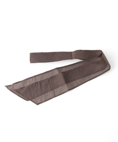 SLOBE IENA(スローブイエナ)の「【LE VERNIS/ル・ベルニ】 ヘアスカーフ(ヘアバンド・レディース・ブラック/ブラウン・FREE)」の7枚目の写真