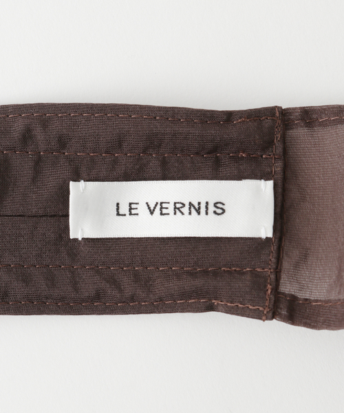 SLOBE IENA(スローブイエナ)の「【LE VERNIS/ル・ベルニ】 ヘアスカーフ(ヘアバンド・レディース・ブラック/ブラウン・FREE)」の8枚目の写真