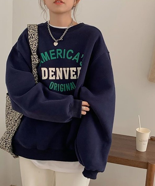 Ulysses(ユリシス)の「ロゴプリントトレーナー(スウェット・レディース・グレー/ブルー/ブラック・M/L)」の3枚目の写真