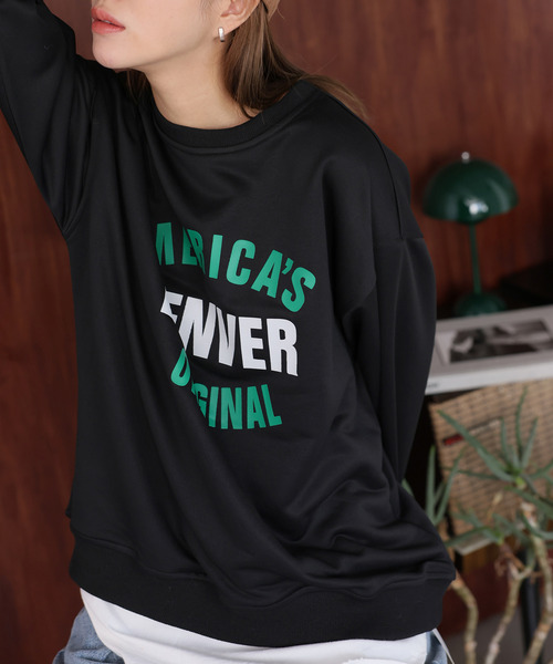 Ulysses(ユリシス)の「ロゴプリントトレーナー(スウェット・レディース・グレー/ブルー/ブラック・M/L)」の8枚目の写真