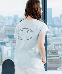 repipi armario | ☆champion×repipi☆ロゴシシュウフレンチスリーブTシャツ(Tシャツ/カットソー)