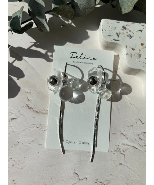 tone(トーン)の「【Felice】フラワーカスタマイズ pierce(MA)(ピアス(両耳用)・レディース・シルバー/ゴールド系その他/シルバー系その他・FREE)」の10枚目の写真