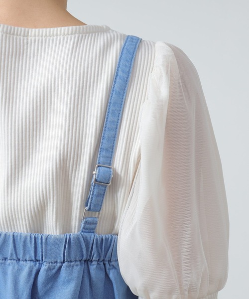 Honeys（ハニーズ）の「デニムオールインワン（つなぎ/オールインワン・レディース・インディゴブルー/ブルー/ブルー系その他・S/M/L）」の19枚目の写真