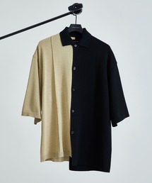 アシンメトリーニットシャツ