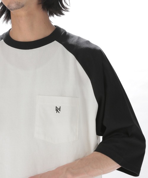 niko and（ニコアンド）の「ベースボールラグランTシャツ（T