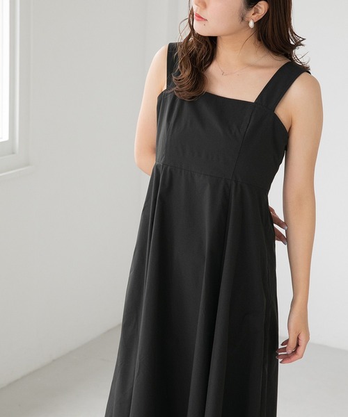 Heather（ヘザー）の「ノースリーブボリュームワンピース　284706（ワンピース・レディース・ブラック/レッド・FREE）」の2枚目の写真