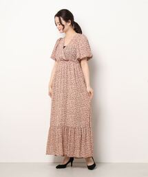 Heather | バックシャンカシュクールワンピース（半袖）　280087(ワンピース)