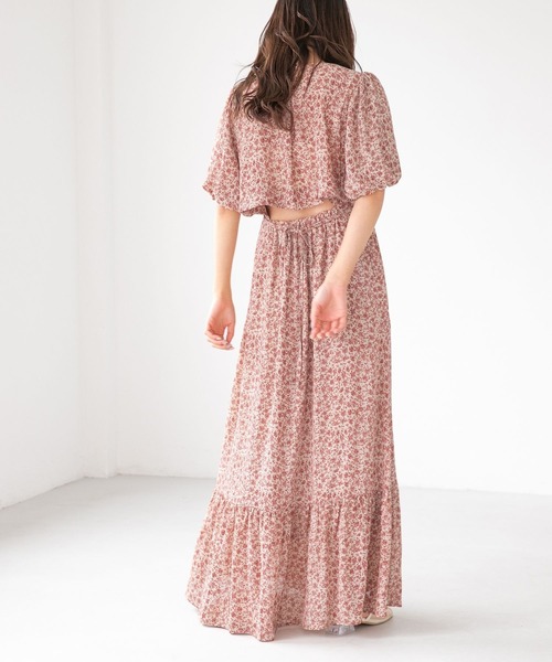 Heather(ヘザー)の「バックシャンカシュクールワンピース(半袖) 280087(ワンピース・レディース・アイボリー/ブラック/ブラウン/レッド系その他・FREE)」の19枚目の写真