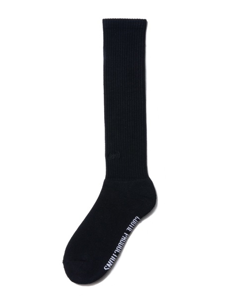 COOTIE PRODUCTIONS（クーティープロダクションズ）の「Raza High Socks（ソックス/靴下・メンズ・ホワイト/ブラック/オフホワイト・FREE）」の3枚目の写真