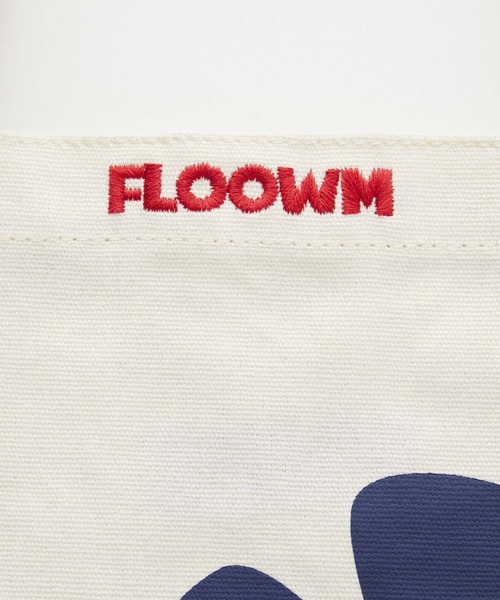 FLOOWM】フラワー ロゴ刺繍 キャンバストートバッグ MONO-MART