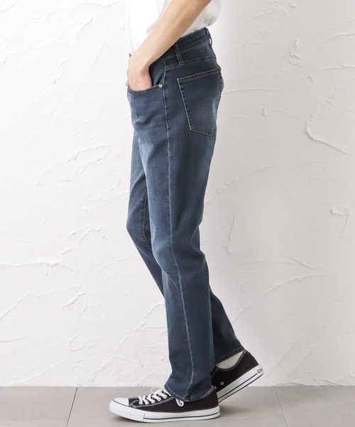 NAVY(ネイビー)の「NAVY JEANS COOL デニムストレートパンツ(デニムパンツ・メンズ・ライトインディゴブルー/ダークブルー・S/M/L/XL)」の6枚目の写真