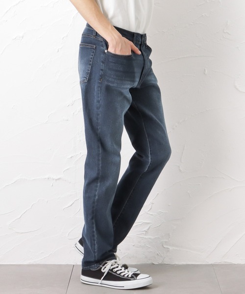 NAVY(ネイビー)の「NAVY JEANS COOL デニムストレートパンツ(デニムパンツ・メンズ・ライトインディゴブルー/ダークブルー・S/M/L/XL)」の7枚目の写真