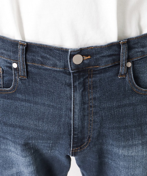 NAVY(ネイビー)の「NAVY JEANS COOL デニムストレートパンツ(デニムパンツ・メンズ・ライトインディゴブルー/ダークブルー・S/M/L/XL)」の9枚目の写真