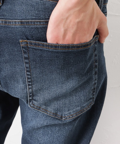 NAVY(ネイビー)の「NAVY JEANS COOL デニムストレートパンツ(デニムパンツ・メンズ・ライトインディゴブルー/ダークブルー・S/M/L/XL)」の13枚目の写真