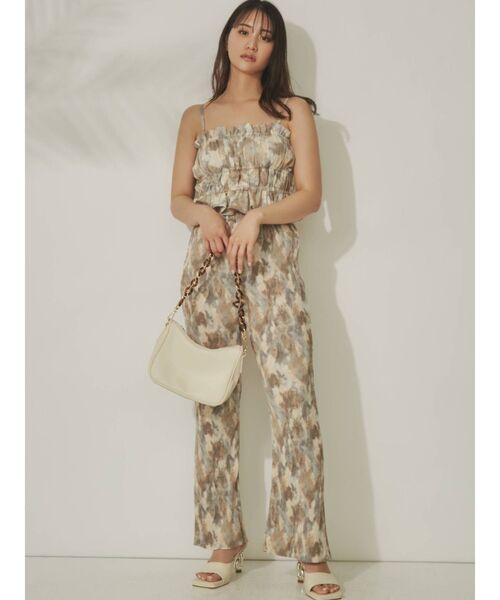 RESEXXY（リゼクシー）の「ニュアンスパターンプリーツパンツ【セットアップ着用可能】（その他パンツ・レディース・オレンジ/ブルー・FREE）」の10枚目の写真