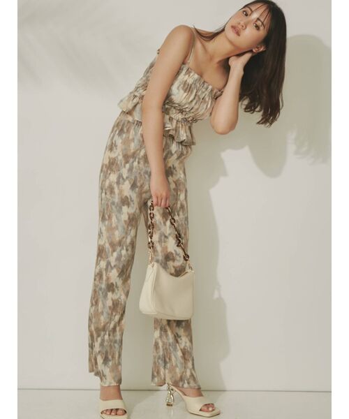 RESEXXY（リゼクシー）の「ニュアンスパターンプリーツパンツ【セットアップ着用可能】（その他パンツ・レディース・オレンジ/ブルー・FREE）」の20枚目の写真